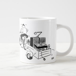 Mobile DJ Cartoon Coffee Giant Coffee Mug