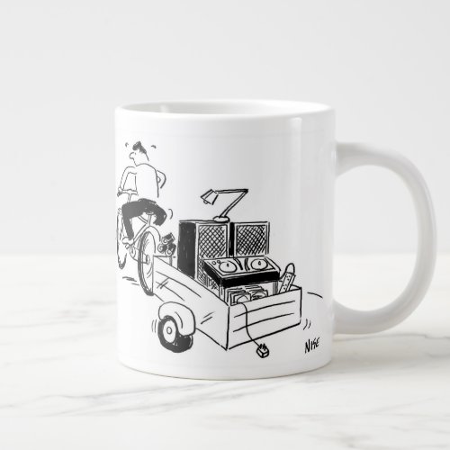 Mobile DJ Cartoon Coffee Giant Coffee Mug