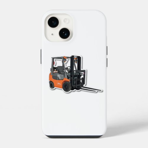 Mobile envelope with forklift design iPhone 14 case