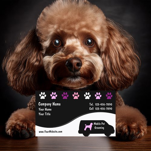 Mobile Grooming Business Cards