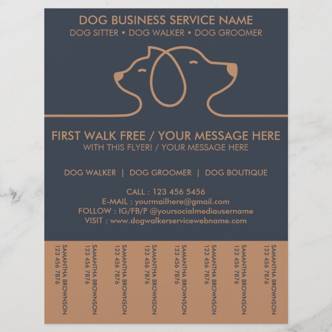 Mobile Grooming Promo Flyer