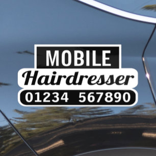 Mobile Hairdresser Sticker
