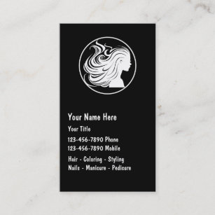 Mobile Hairdresser Business Cards Business Card Printing Zazzle