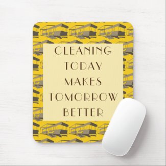 Mobile Home Gold Cleaning Affirmation Mouse Pad