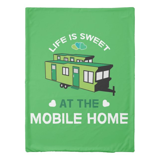 Mobile Homes | Static Caravans | New Home | Retire Duvet Cover (Back)