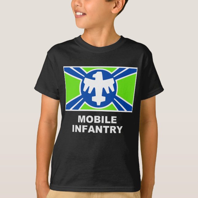Mobile Infantry Flag T-Shirt (Front)