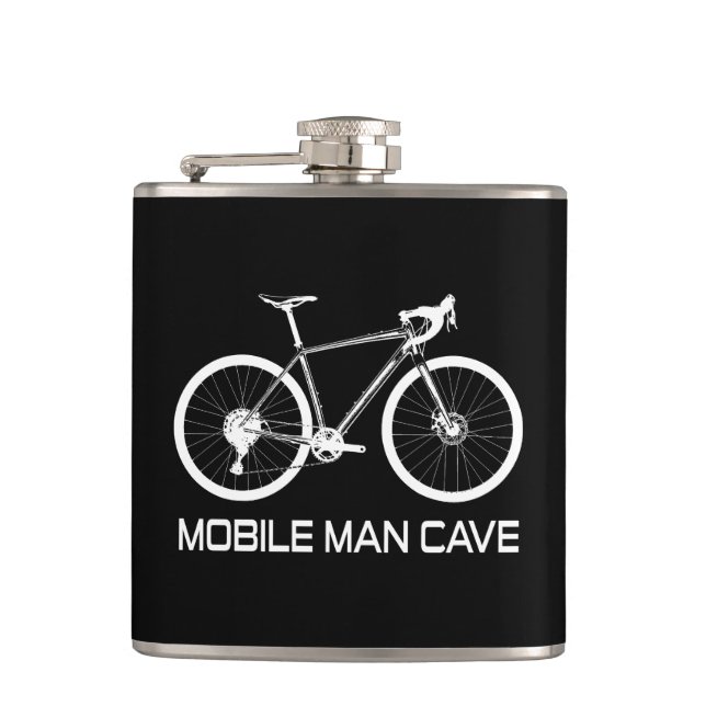 Mobile Man Cave Bike Flask (Front)