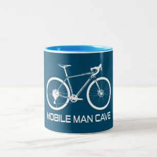 Mobile Man Cave Bike Two-Tone Coffee Mug