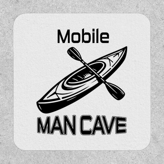 Mobile Man Cave Kayak Patch (Front)