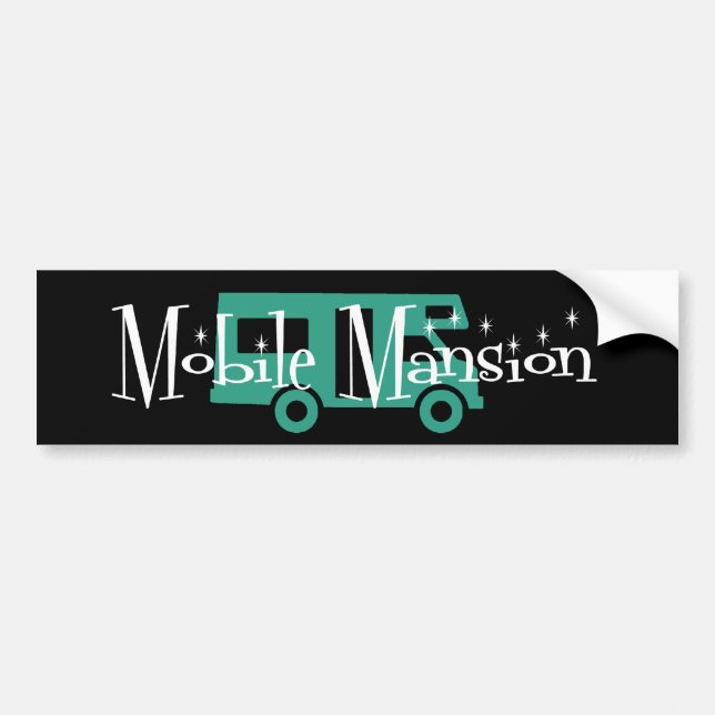 Mobile Mansion Bumper Sticker (Front)