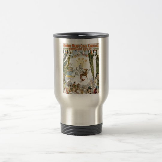 Mobile Mardi Gras1900 Poster Travel Mug