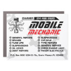 Mobile Mechanic Auto Repair Custom Yard Car Magnet