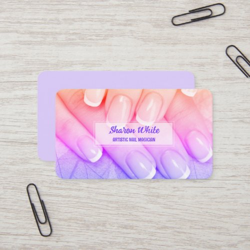 Mobile Nail Tech Business Card