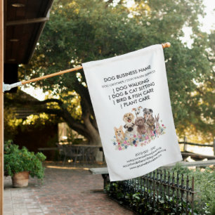Mobile Nail Trim Service House Flag