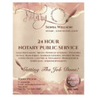 Mobile Notary & Loan Signing Agent Blush Pink Flye