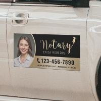 Mobile Notary Loan Signing Agent Modern Gold Photo