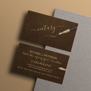 Mobile notary loan signing agent notary public  business card