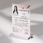 Mobile Notary Loan Signing Agent Photo Business Flyer<br><div class="desc">Modern photo Notary business flyer features single photo,  typography script ''notary'',  logo,  your name and details. Personalize further with your contact details,  social media and services.</div>