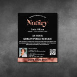 Mobile Notary & Loan Signing Agent QR Code Photo Flyer<br><div class="desc">A modern,  stylish mobile notary flyer with calligraphy script typography and feather pen with agate background.  Ideal for notary,  professionals,  lawyers,  loan agents,  mortgage agents... . add your photo</div>