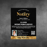 Mobile Notary & Loan Signing Agent QR Code Photo Flyer<br><div class="desc">A modern,  stylish mobile notary flyer with calligraphy script typography and feather pen with agate background.  Ideal for notary,  professionals,  lawyers,  loan agents,  mortgage agents... . add your photo</div>