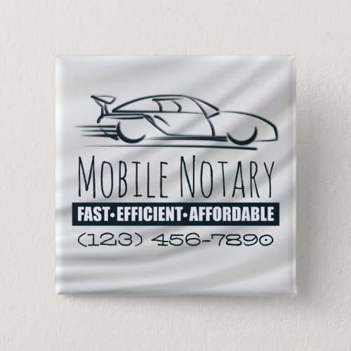 Mobile Notary Public Fast Car with Phone Number Button