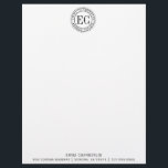 Mobile Notary Public  Letterhead<br><div class="desc">Modern professional mobile notary logo style letterhead for you business correspondence.</div>