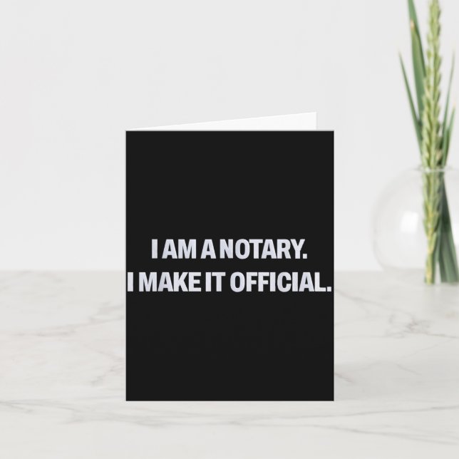 Mobile Notary Public Loan Signing Agent Gift  Card (Front)