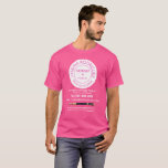 Mobile Notary Public Loan Signing Agent Pink T-Shirt<br><div class="desc">Customize these effective branding t-shirts displaying a mobile notary public design. These types of t-shirts are proven to be effective when used appropriately.</div>