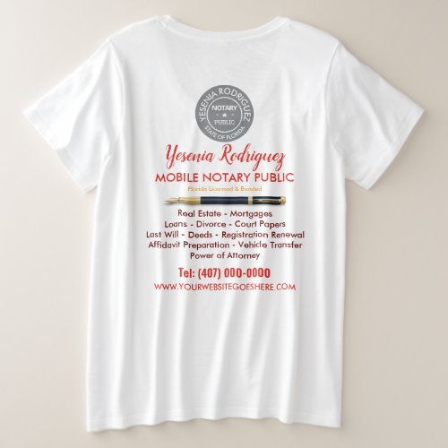 Mobile Notary Public T_Shirt