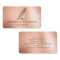 Mobile Notary Quill Rose Gold Brushed Metal
