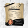 Mobile Notary Service Black & Gold Photo Flyer