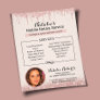 Mobile Notary Service Modern Rose Gold Drips Flyer