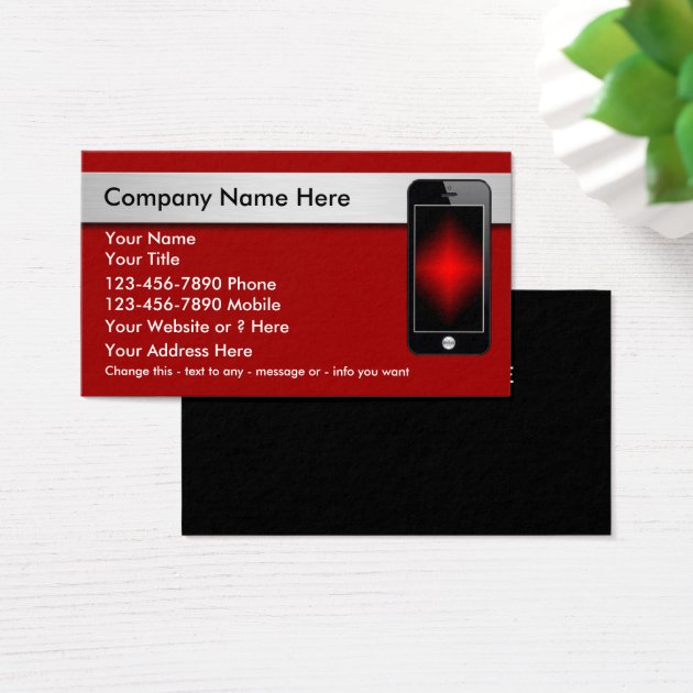 Mobile Phone Business Cards | Zazzle