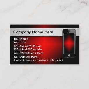 Mobile Phone Business Cards