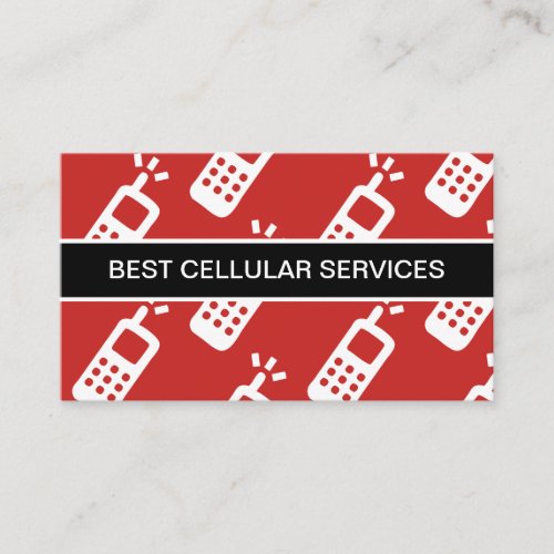 Mobile Phone Cellular Service Business Card
