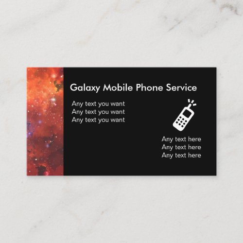 Mobile Phone Service Business Cards