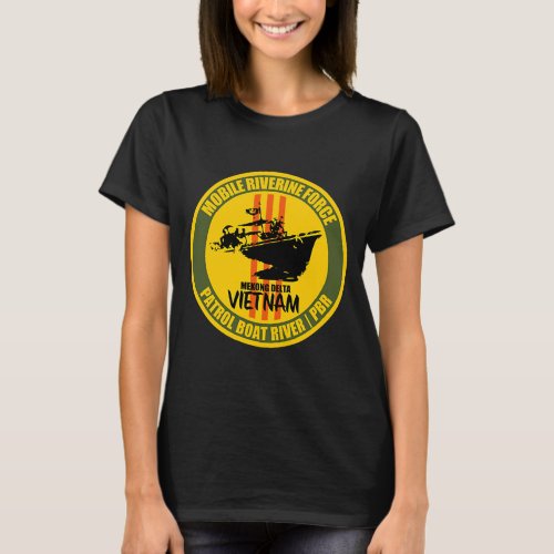Mobile Riverine Force Mekong Delta Vietnam Veteran T_Shirt