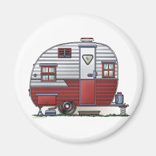 Mobile Scout Camper Magnet