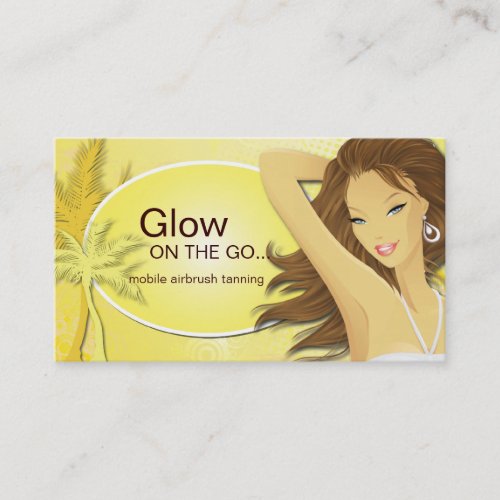 Mobile Spray Tanning Business Card