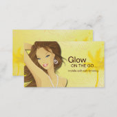 Mobile Spray Tanning Business Card (Front/Back)
