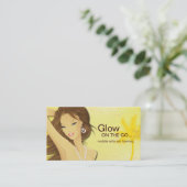 Mobile Spray Tanning Business Card (Standing Front)