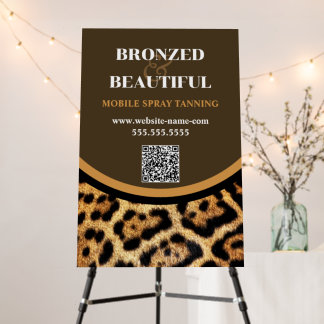 Mobile Spray Tanning or Spa Business Poster