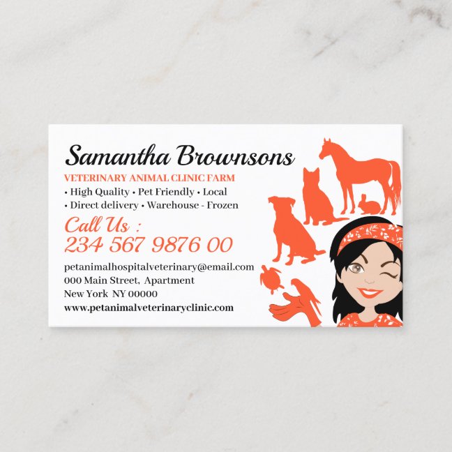 Mobile Vet Business Card