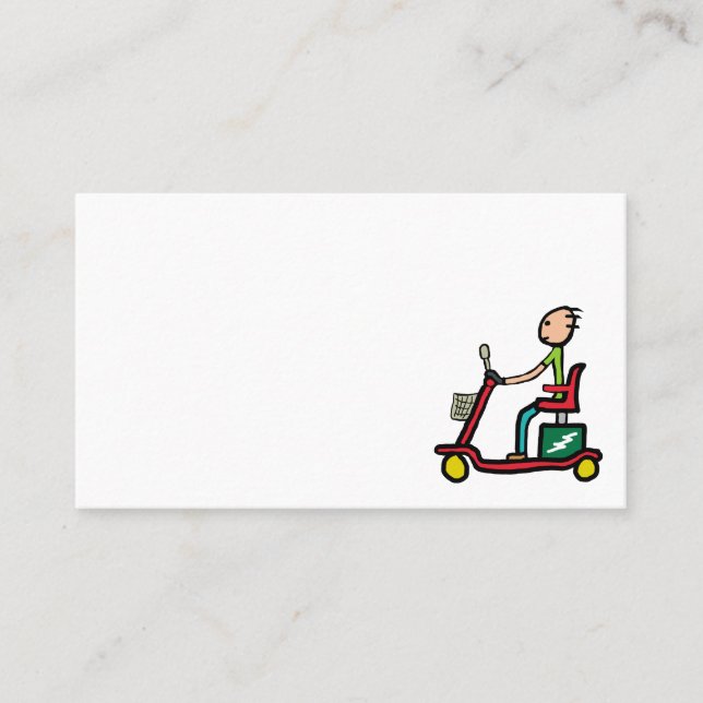 Mobility Scooter Business Card (Front)