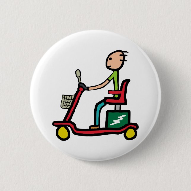 Mobility Scooter Button (Front)