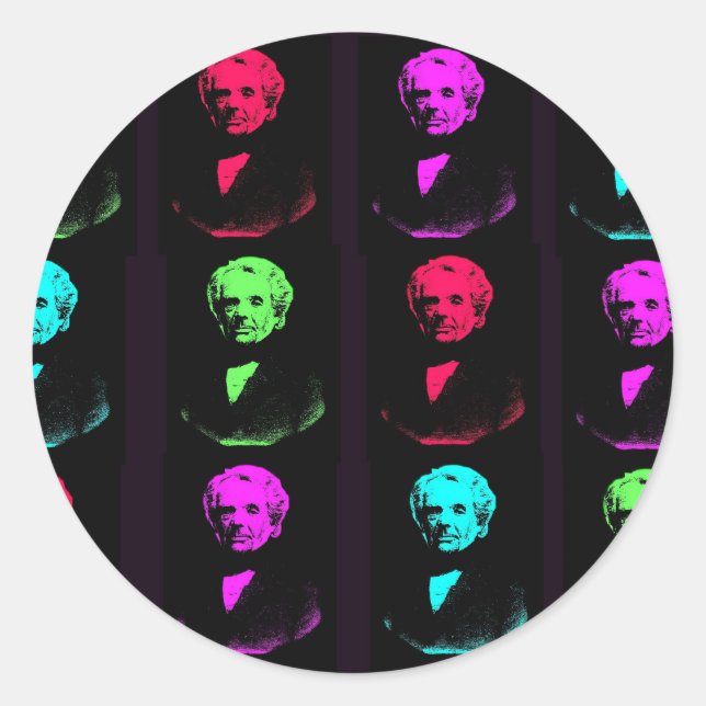 Mobius Collage Classic Round Sticker (Front)