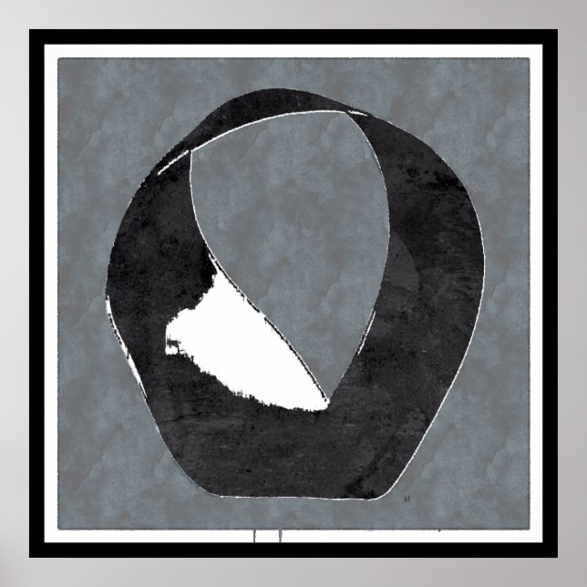 Mobius Strip Zen Enso Poster (Front)