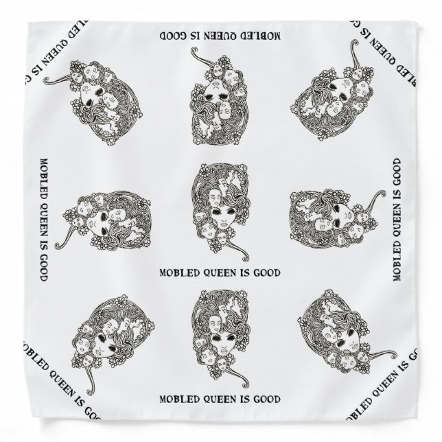 Mobled Queen Bandana (Front)