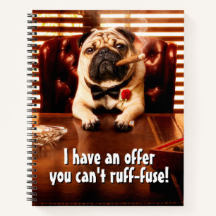 Mobster Dog Notebook