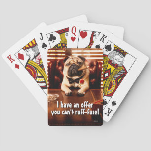 Mobster Dog Poker Cards